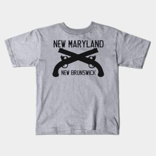 New Maryland Black Kids T-Shirt